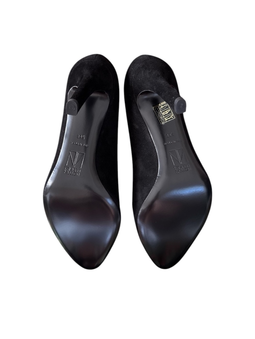 Tamara Mellon Heaven 70 Suede Heels Almond Toe Made in Italy Size 39.5 NIB - Picture 9 of 12